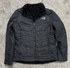 Schwarzer THE NORTH FACE Wendemantel Damen Größe M - Bild 1 von 5