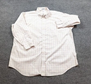 Paul Fredrick Dress Shirt Mens 20-35 Cotton Pinpoint Long Sleeve Button - Picture 1 of 9