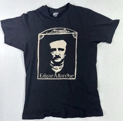 Edgar Allan Poe Gothic Horror T-Shirt Small Impact Merch Black Literary  - Image 1 of 4
