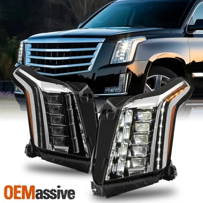 [FULL LED] For 2015-20 Cadillac Escalade ESV Quad Projector Headlights Assembly — 第 1/4 张图片