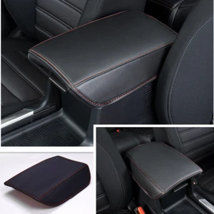 Cubierta de caja de reposabrazos de almacenamiento central de cuero PU para Honda CRV CR-V 2017-2022 - Imagen 1 de 9
