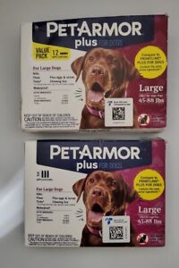PetArmor Plus For Large Dogs Flea, Tick & Lice Formula 45-88 lbs, 14 Application
