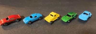 TOOTSIETOY 复古汽车 5 件装 FIREBIRD、PORSCHE、LAMBO、4X4 + 完好! — 第 1/4 张图片