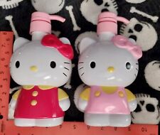 NEW Cute Pink & Red Outfit Hello Kitty Plastic Soap/Cream/Shampoo Dispenser-NWOB