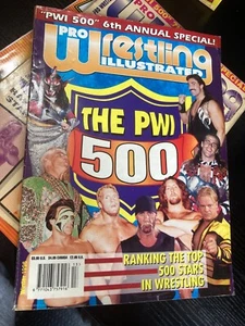 PWI Pro Wrestling Illustrated TOP 500 Magazine WWF WCW - Winter 1996 + Poster - Picture 1 of 3