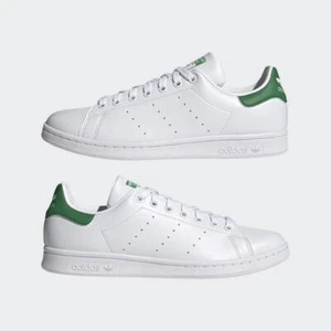 adidas Originals mens Stan Smith SZ 19 White/Green ** NEW IN BOX - Picture 1 of 4