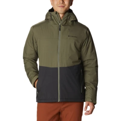 COLUMBIA POINT PARK INSULATED JACKET GIACCA IMBOTTITA IMPERMEABILE DA UOMO - Imagen 1 de 4