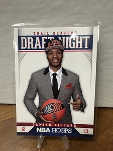 Damian Lillard 2012-13 NBA Hoops Draft Night RC #6 Portland Trail Blazers - Picture 1 of 2