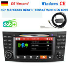 Radio samochodowe DAB + 7" do Mercedes Benz Klasa E W211 CLS C219 GPS NAVI Odtwarzacz CD DVD