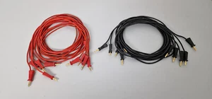 10x Stäubli MC Multi-Contact Messleitungen vergoldet 4mm 2m - Bild 1 von 3