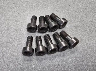 JUEGO 9 PERNOS DE VOLANTE A CIGÜEÑAL ORIGINALES USADOS ORIGINALES PORSCHE 911 TURBO GT3 928 M10X24 Foto 1 de 4