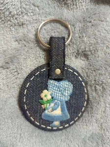 VNTG Hallmark SPRINGBOX EDITIONS Country Girl Denim Key GLASS Mirror OG Sticker - Picture 1 of 7
