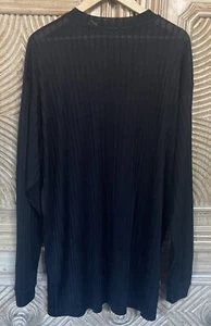 Neu ohne Etikett BARDELLI Pullover schwarz transparent Shirt Herren Gr. XXL - Bild 1 von 4