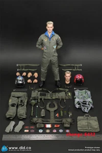 Figura de acción modelo juguetes 1/6 DID MA80182 US Navy Fighter F-14 Pilot Tom & Nick - Imagen 1 de 16