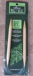 Clover Takumi Bambus Rundstricknadel 29" #13/9 mm - Bild 1 von 2