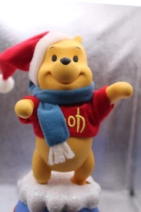 Winnie The Pooh Christmas Tree Topper / Table Hunny Pot Festive Decoration - Picture 1 of 10