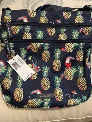 ¡NUEVO! Bandolera Vera Bradley Lighten Up Trio Cremallera Hipster Tucán Fiesta ($75) Foto 1 de 4