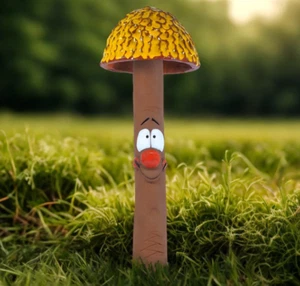 Keramik Garten Deko Pilz Outdoor Statue H 41 cm Midene Handgefertigt - Bild 1 von 2