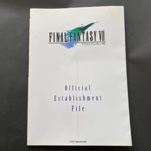 Final Fantasy VII 7 Official Establishment File Book oYshitaka Amano From Japan - Picture 1 of 7