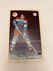 1972 Ken Desjardine Quebec Nordiques WHA HOCKEY  postcard - Picture 1 of 2