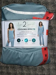 LIVE 2 LOUNGE WOMENS MEDIUM 3 PIECE LOUNGE SET COOLING EFFECTS 1826213 - Picture 1 of 5
