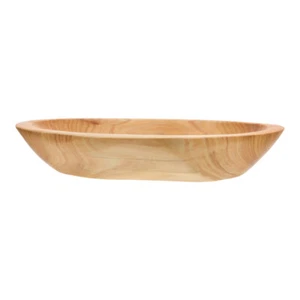 Solid Wood Fruit Plate Decorative Serving Tray Candy Platter Nuts - Picture 1 of 12