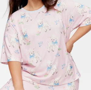 NWT PETER ALEXANDER LADIES LAMB POINTELLE SLEEP TOP PLUS SIZE 3+ / AU 24 - 26 - Picture 1 of 7