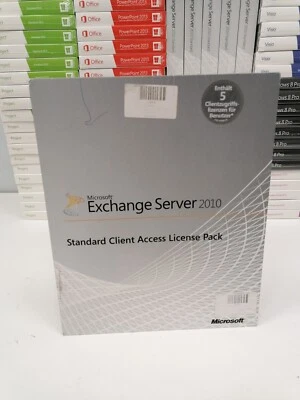 Microsoft Exchange Server 2010 Standard Client Access German MLP 5 Device CAL - Immagine 1 di 3