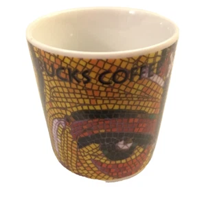 Starbucks Caffè Espresso Shot Mini Tazza Mosaico Occhi 3" H 1998 Espresso Tè - Foto 1 di 9