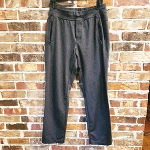 Pantalone Lululemon Disciplina Felpa Uomo Tg Large Grigio Scuro Dritto Con Tasche - Foto 1 di 12