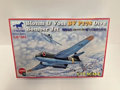 Bronco Models 1/72 Blohm & Voss BV P178 Dive Bomber Jet #GB7001 *sealed parts* - Image 1 of 3