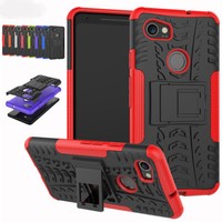 Pixel 2 XL Case Rugged Armor Defender Kickstand Phone Cover For Google Pixel 2