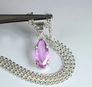 Rosa Kunzite 6.90 KT / 16 MM Naturale Marquise Gemma Certificato Birthday - Foto 1 di 7