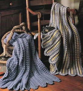 LOVELY Snuggly Wraps Afghans/Crochet Pattern INSTRUCTIONS ONLY - Picture 1 of 1