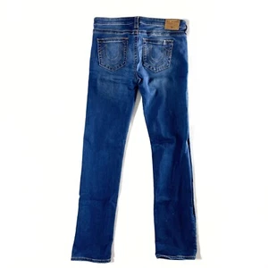 Jeans da uomo blu dritti True Religion Billie Mid Rise taglia 32x32 - Foto 1 di 7