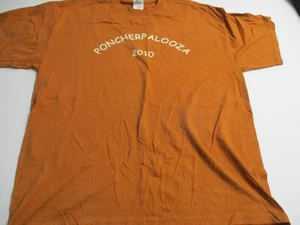 Womens gildan ultra blend poncherpalooza orange t-shirt sz xl - Picture 1 of 8