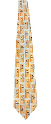 Corbata Tommy Bahama Hawaiana Hula Niña Tropical Playa Hombre 100% Seda Foto 1 de 4