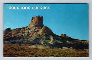 NE-Nebraska, Sioux Look-Out Rock, Antique, Vintage Souvenir Postcard - Picture 1 of 2