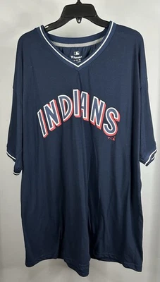 Fanatics Cleveland Guardians V-Neck Stretch Team Shirt Men’s Size 3XLB - Image 1 of 3