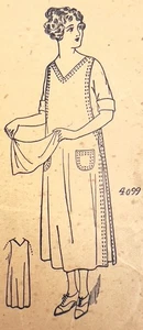Raro grembiule ORIGINALE e20s per corrispondenza modello da cucire non stampato taglia piccolo busto 34-36 - Foto 1 di 7