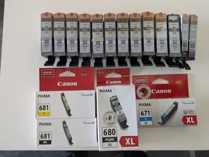 Canon Genuine Ink Cartridges PGI-680 (PGBK) Bulk Lot. - Picture 1 of 6