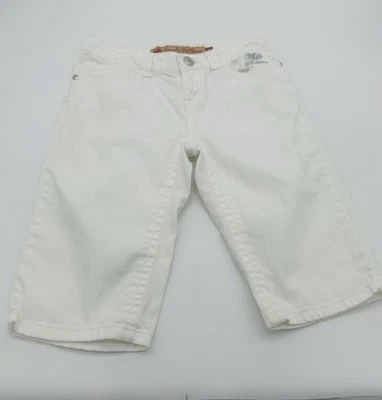 Women’s Apple Bottoms White Denim Bermuda Shorts Size 10 Free Shipping - Image 1 of 4