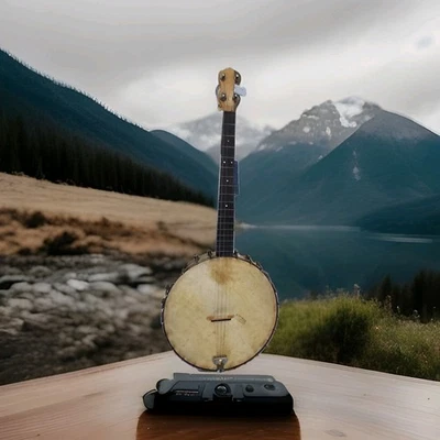 Vintage (1920’s Slingerland Maybell Banjo)  4 String Model In Working Condition - Image 1 of 4