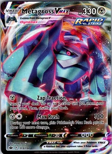 Metagross VMAX 113/198 SWSH06: Chilling Reign Ultra Rare - NM - Picture 1 of 2