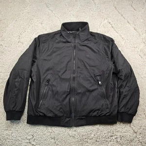 Calvin Klein Mens Jacket Full Zip Quilted Zip Pockets Mock Neck Black Size XL - Picture 1 of 10