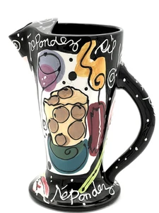 Lotus-Joanne delomba 36 oz Art Pitcher by: with love,Joanne for Lotus-Versatile! - Picture 1 of 9