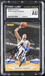 DWIGHT HOWARD FIRMADO 2009-10 PANINI #135 CGC X JSA AUTÉNTICO BALONCESTO NBA AUTOMÁTICO - Imagen 1 de 2