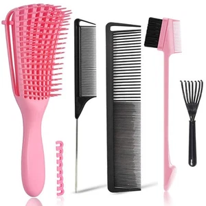 EZ Detangler Brush Set für lockiges natürliches schwarzes Haar - Bild 1 von 5