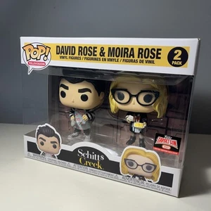 NUEVO Funko Pop! Paquete de 2 rosas Schitt's Creek David & Moira - exclusivo de Target - Imagen 1 de 6
