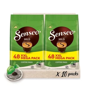 Senseo Pads Mild, Mega Pack XXL, 10 x 48 Drinks, 480 Coffee Pods - Bild 1 von 3